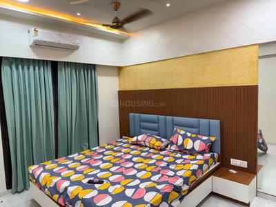 Bedroom Image of 1000 Sq.ft 2 BHK Apartment / Flat for rent in Sahjanand Luxuria, Umraj Bharuch for Rs. 24000
