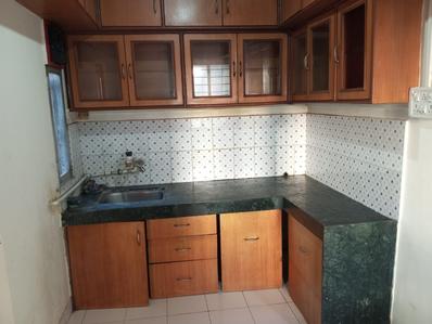 Kitchen Image of 550 Sq.ft 1 BHK Apartment / Flat for rent in Vishrantwadi Pune for Rs. 14500