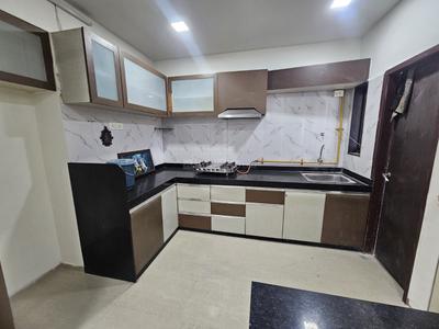Kitchen Image of 1892 Sq.ft 3 BHK Apartment / Flat for sale in Shreem Gini Lake Gardenz, Makarba Ahmedabad for Rs. 8400000
