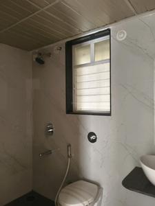 Common Bathroom Image of 1375 Sq.ft 3 BHK Apartment / Flat for rent in Runwal The Central Park, Chinchwad Pune for Rs. 45000