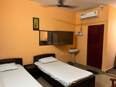 Bedroom Image of 300 Sq.ft 1 RK Apartment / Flat for rent in Nungambakkam Chennai for Rs. 30000