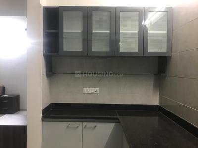 Kitchen Image of 1400 Sq.ft 3 BHK Apartment / Flat for rent in Shaligram Prime, South Bopal Ahmedabad for Rs. 40000