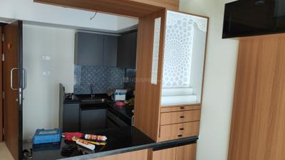 Kitchen Image of 500 Sq.ft 1 BHK Apartment / Flat for rent in Lodha Quality Home Tower 3, Thane West Thane for Rs. 32000