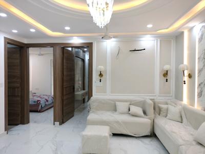 Living Room Image of 900 Sq.ft 3 BHK Builder Floor for sale in Bharat Vihar New Delhi for Rs. 9500000