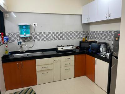 Kitchen Image of 1074 Sq.ft 2 BHK Apartment / Flat for rent in Siddhesh Optimus, Viman Nagar Pune for Rs. 50000