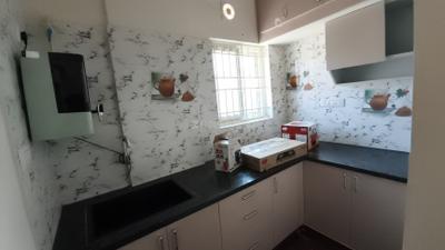 Kitchen Image of 650 Sq.ft 1 BHK Builder Floor for rent in Mahadevapura Bengaluru for Rs. 27399