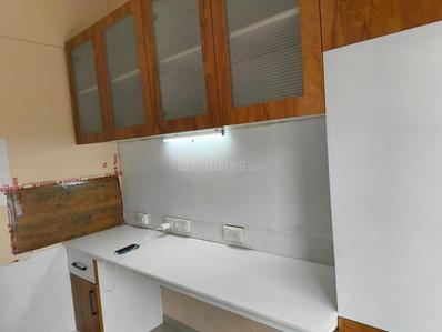Kitchen Image of 800 Sq.ft 3 BHK Apartment / Flat for rent in Sangath Terraces, Sargasan Gandhinagar for Rs. 28000