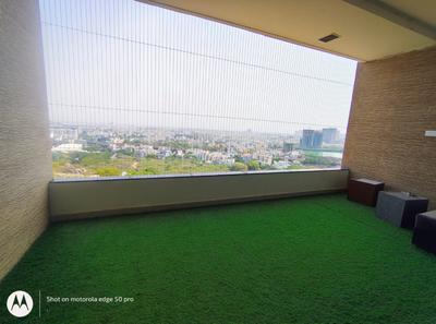 Balcony Image of 3300 Sq.ft 3 BHK Apartment / Flat for rent in Rai Durg Hyderabad for Rs. 170000