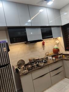 Kitchen Image of 1800 Sq.ft 4 BHK Duplex for sale in The Willows Bungalows, Hathijan Ahmedabad for Rs. 18000000