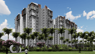 Image of 1285 Sq.ft 2 BHK Apartment / Flat for sale in Shamshabad, Hyderabad for Rs. 10280000