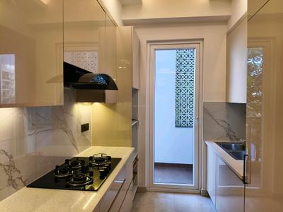 Kitchen Image of 1600 Sq.ft 3 BHK Builder Floor for rent in Trehan Luxury Floors 71, Sector 71 Gurgaon for Rs. 46000