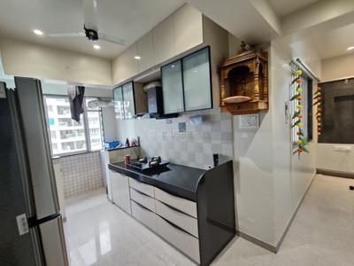 Kitchen Image of 600 Sq.ft 1 BHK Apartment / Flat for rent in V Uptown, Ravet Pune for Rs. 25000