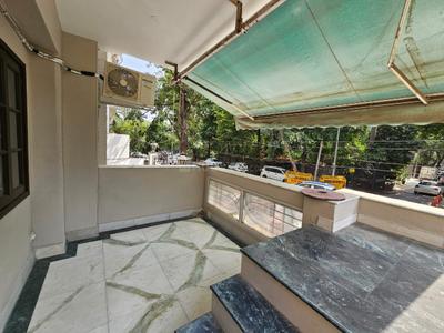 Balcony Image of 2200 Sq.ft 3 BHK Builder Floor for rent in Uday Park New Delhi for Rs. 140000