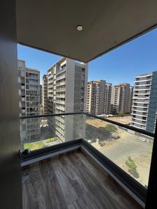 Balcony Image of 1200 Sq.ft 2 BHK Apartment / Flat for rent in Vesu Surat for Rs. 22000