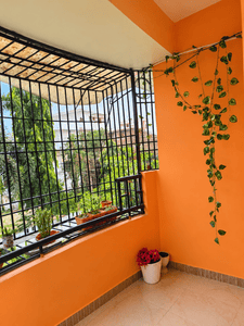 Balcony Image of 1235 Sq.ft 3 BHK Apartment / Flat for rent in Kashyap Green Brahma Complex, Mustafapur Patna for Rs. 20000