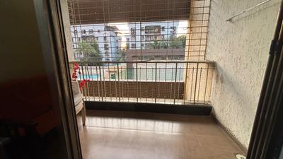Balcony Image of 1140 Sq.ft 2 BHK Apartment / Flat for rent in Neelsidhi Atlantis, Nerul Navi Mumbai for Rs. 72000