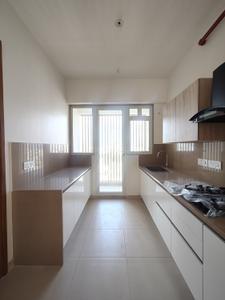 Kitchen Image of 1650 Sq.ft 3 BHK Apartment / Flat for rent in Sagitarius Bluegrass Residences, Kalyani Nagar Pune for Rs. 130000