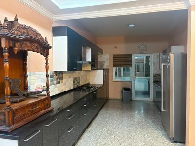 Kitchen Image of 1200 Sq.ft 3 BHK Builder Floor for rent in Ejipura Bengaluru for Rs. 75000
