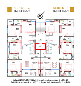Image of 2600 Sq.ft 4 BHK Apartment / Flat for sale in Meera Nagar, Udaipur for Rs. 13500000