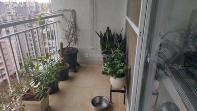 Balcony Image of 1200 Sq.ft 3 BHK Apartment / Flat for rent in Mantra Essence, Undri Pune for Rs. 25000