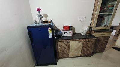 Kitchen Image of 1200 Sq.ft 2 BHK Apartment / Flat for rent in Kanha City, Sayajipura Vadodara for Rs. 18000
