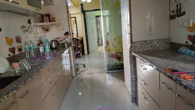 Kitchen Image of 1475 Sq.ft 3 BHK Apartment / Flat for rent in Giriraj Tower, Kalamboli Navi Mumbai for Rs. 35000