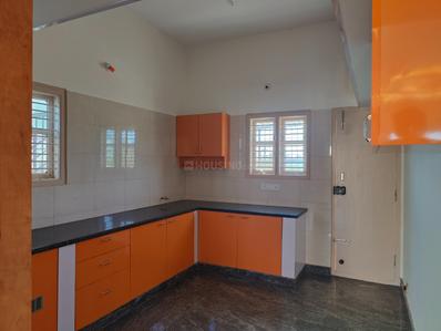 Kitchen Image of 1350 Sq.ft 2.5 BHK Builder Floor for rent in Sahakara Nagar Bengaluru for Rs. 40000