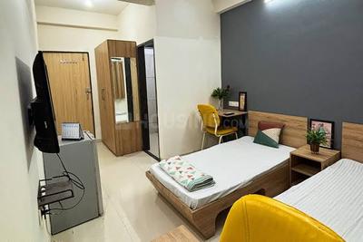 Bedroom Image of 528 Sq.ft 1 RK Apartment / Flat for rent in Vijay Nagar Indore for Rs. 13500