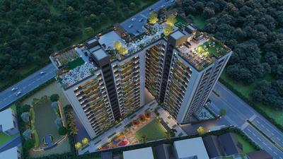 Image of 2430 Sq.ft 3 BHK Apartment / Flat for sale in Mahalakshmi Satvam Skyline, Sargasan, Gandhinagar for Rs. 9990000