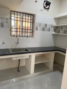 Kitchen Image of 420 Sq.ft 1 RK Builder Floor for rent in Kolathur Chennai for Rs. 9000