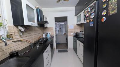 Kitchen Image of 1740 Sq.ft 3 BHK Apartment / Flat for rent in Gowra Green Living, Manikonda Hyderabad for Rs. 50000