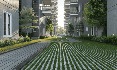 Image of 1145 Sq.ft 2 BHK Apartment / Flat for sale in Hallmark Sunnyside, Manchirevula, Hyderabad for Rs. 9000000