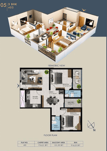 Image of 1374 Sq.ft 2 BHK Builder Floor for sale in Pahala, Bhubaneswar for Rs. 7488000