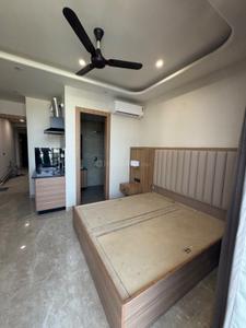 Bedroom Image of 1000 Sq.ft 1 RK Builder Floor for rent in Sector 55 Gurgaon for Rs. 30000