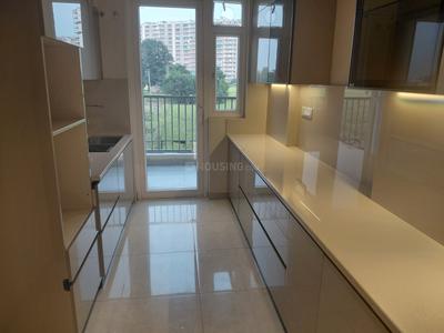 Kitchen Image of 1900 Sq.ft 3 BHK Apartment / Flat for sale in Krishna Atlantis Grand, Bhabat Zirakpur for Rs. 14440000