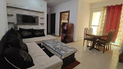 Living Room Image of 1200 Sq.ft 3 BHK Apartment / Flat for rent in Patel Neotown, Noida Extension Greater Noida for Rs. 32000
