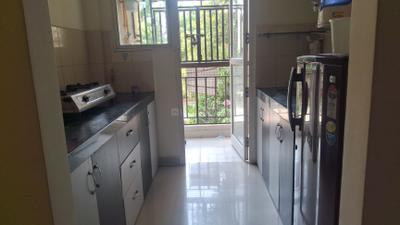 Kitchen Image of 650 Sq.ft 1 BHK Apartment / Flat for sale in Godrej Garden City, Jagatpur Ahmedabad for Rs. 3900000