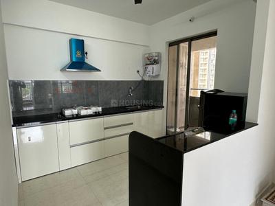Kitchen Image of 1500 Sq.ft 3 BHK Apartment / Flat for rent in Wellington at Pride World City, Charholi Budruk Pune for Rs. 33000