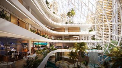 Balcony Image of 2205 Sq.ft 3 BHK Apartment / Flat for sale in Elan The Presidential, Sector 106 Gurgaon for Rs. 45000000