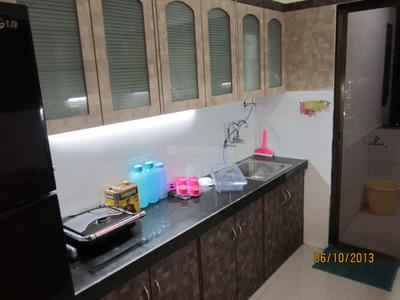 Kitchen Image of 1400 Sq.ft 3 BHK Apartment / Flat for rent in Wallfort Orchid, Govind Nagar Raipur for Rs. 32999