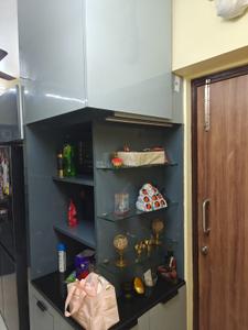 Kitchen Image of 672 Sq.ft 2 BHK Apartment / Flat for rent in Lodha Amara Tower 26 27 28 30 34 35, Thane West Thane for Rs. 48000