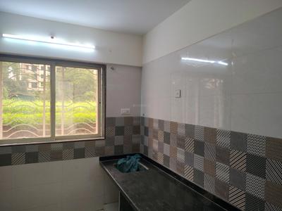 Kitchen Image of 615 Sq.ft 1 BHK Apartment / Flat for rent in Shreenath Horizon Heights D, Koliwada Thane for Rs. 14999