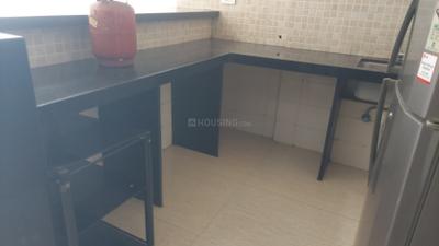 Kitchen Image of 640 Sq.ft 1 RK Studio for rent in Lodha Belmondo, Gahunje Pune for Rs. 32000