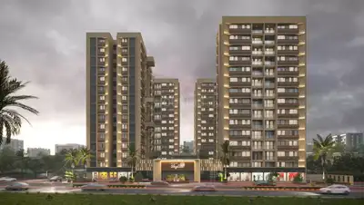 Image of 1845 Sq.ft 3 BHK Apartment / Flat for sale in Signor Skyline, Zundal, Ahmedabad for Rs. 7530000