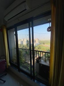 Balcony Image of 1200 Sq.ft 2 BHK Apartment / Flat for rent in Shailesh P Gonawala Sai Enclave, Althan Surat for Rs. 25000