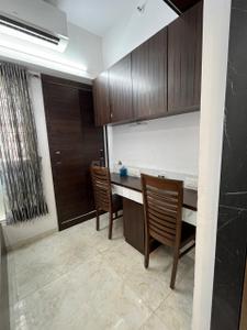 Bedroom Image of 585 Sq.ft 2 BHK Apartment / Flat for rent in Lodha Amara, Kolshet Thane for Rs. 40000