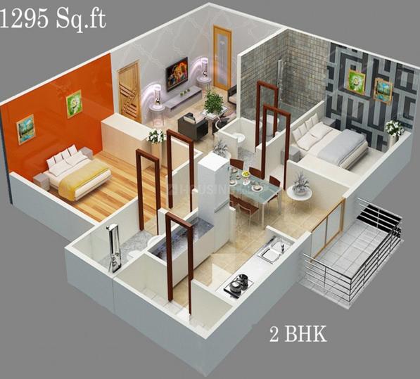 1155 Sqft 2 BHK Flat for sale in Meda Heights Jayanagar, Bangalore