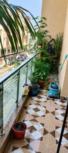 Balcony Image of 1100 Sq.ft 2 BHK Builder Floor for rent in Kanker Khera Meerut for Rs. 12500
