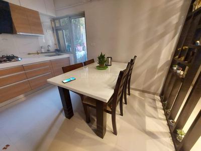 Kitchen Image of 1350 Sq.ft 2.5 BHK Apartment / Flat for rent in Adani The Meadows, Shantigram Ahmedabad for Rs. 45000