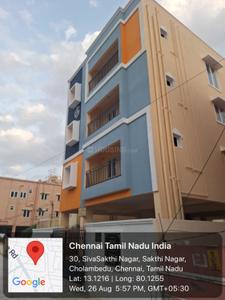 Image of 835 Sq.ft 2 BHK Apartment / Flat for sale in SP Sri Sai Hari Ram Homes, Ambattur, Chennai for Rs. 5100000